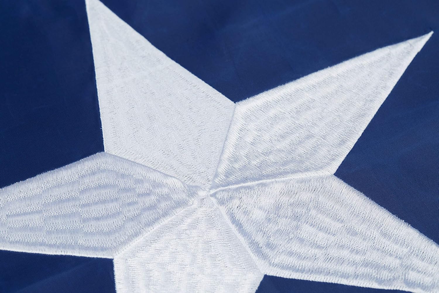 Detalle de Homissor State of Texas 3x5 ft Nylon Flag with Embroidered Star
