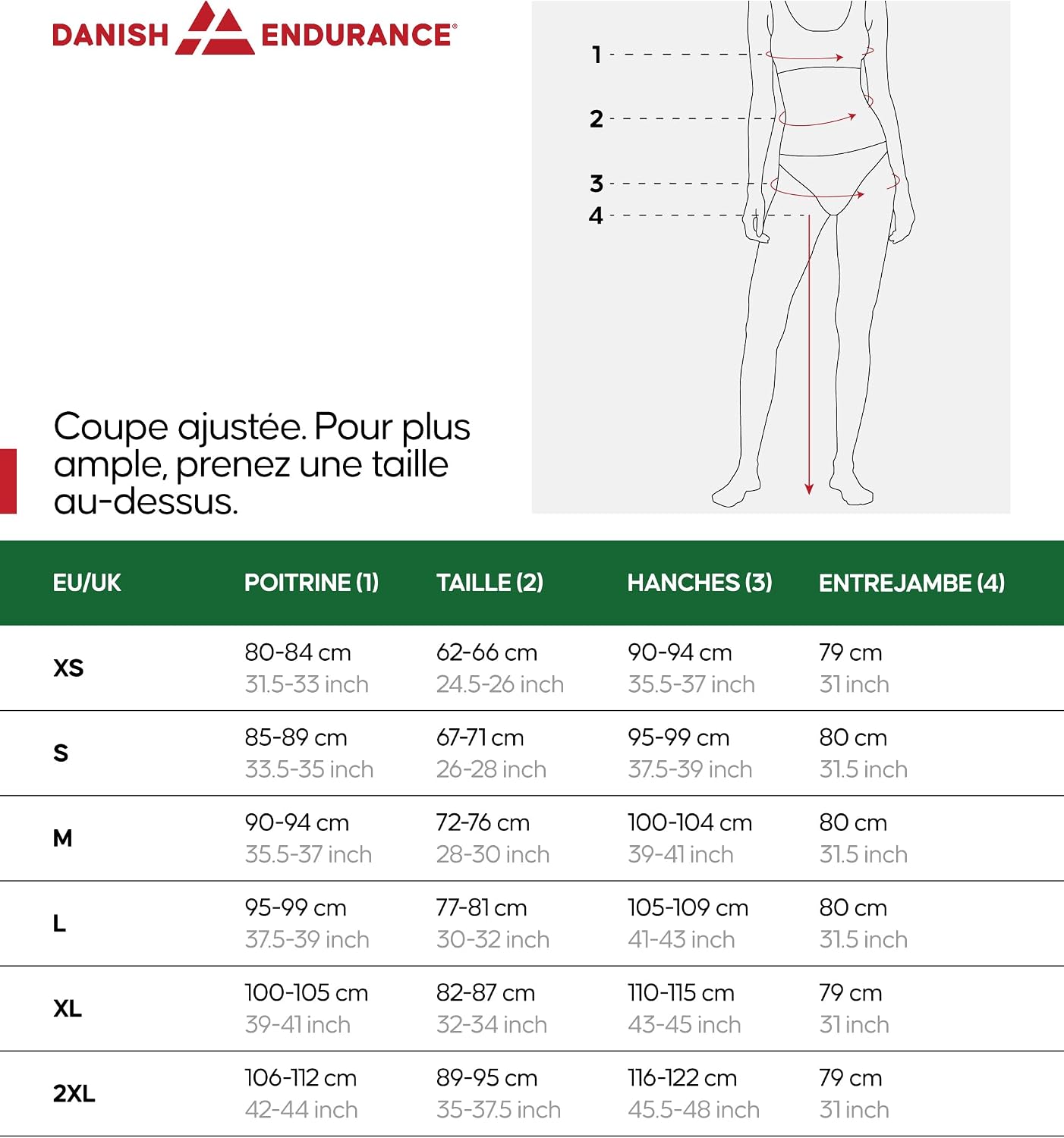 Thumbnail 6 de DANISH ENDURANCE Merino thermische set voor dames, 250 g/m², isolerend