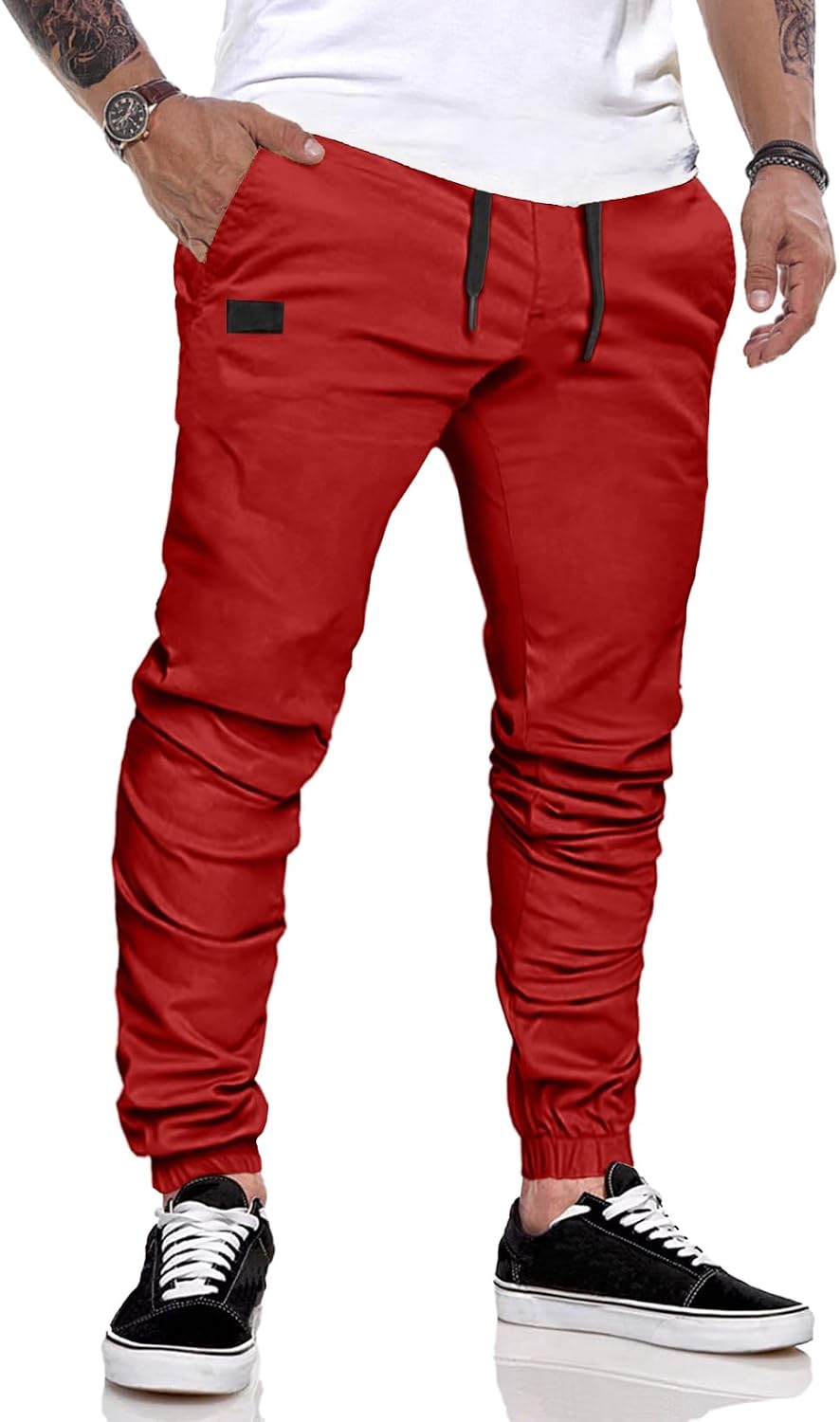 Thumbnail 5 de JMIERR Chino Cargo Jogginghose Slim Fit 94% Baumwolle