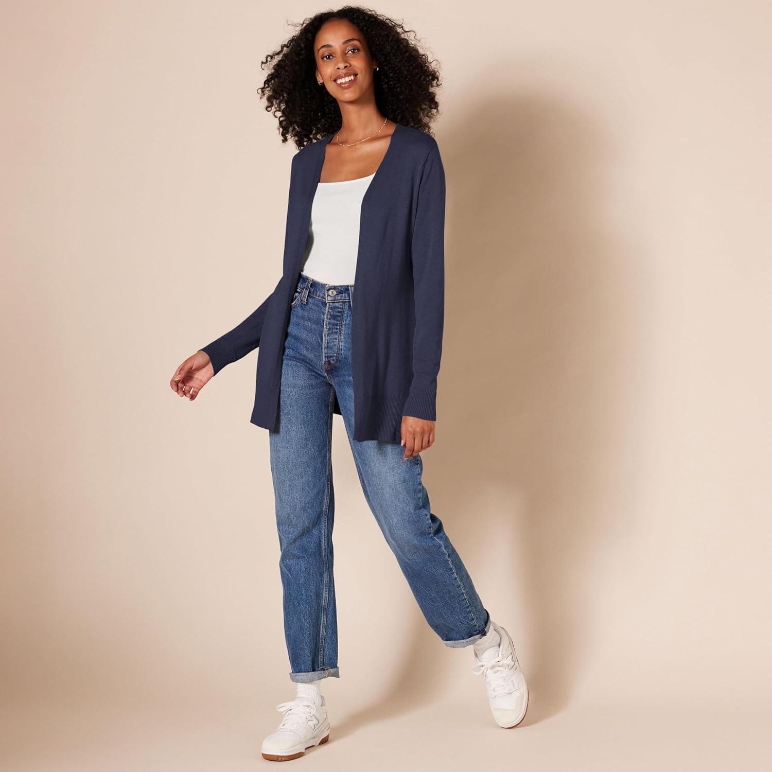 Thumbnail 2 de Amazon Essentials Women's Lightweight Long Open-Front Cardigan (Available in Plus Size)