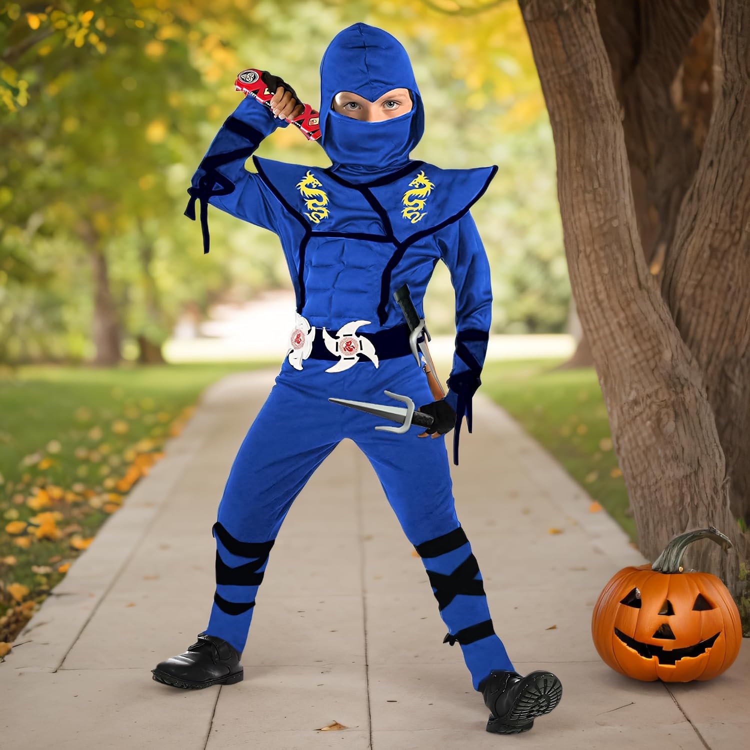 Thumbnail 2 de SATKULL Ninja Costume Set for Kids