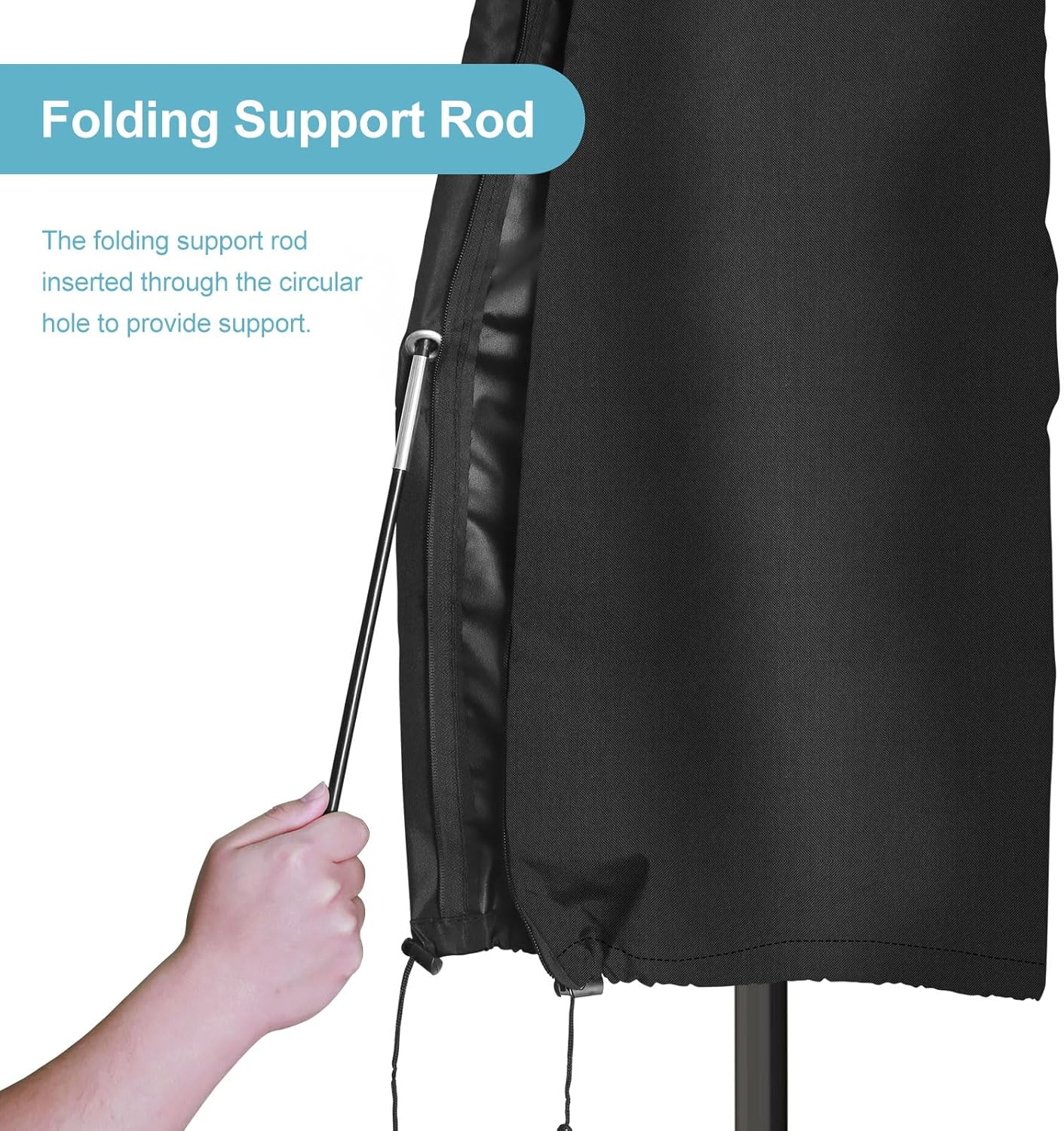 Thumbnail 4 de Parasol cover 300D Oxford 195cm