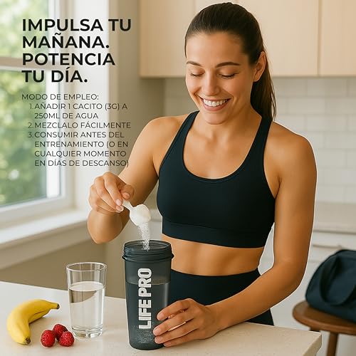 Thumbnail 4 de Creatina Monohidratada Creapure Life Pro – 650 g, sin gluten, micronizada y alemana
