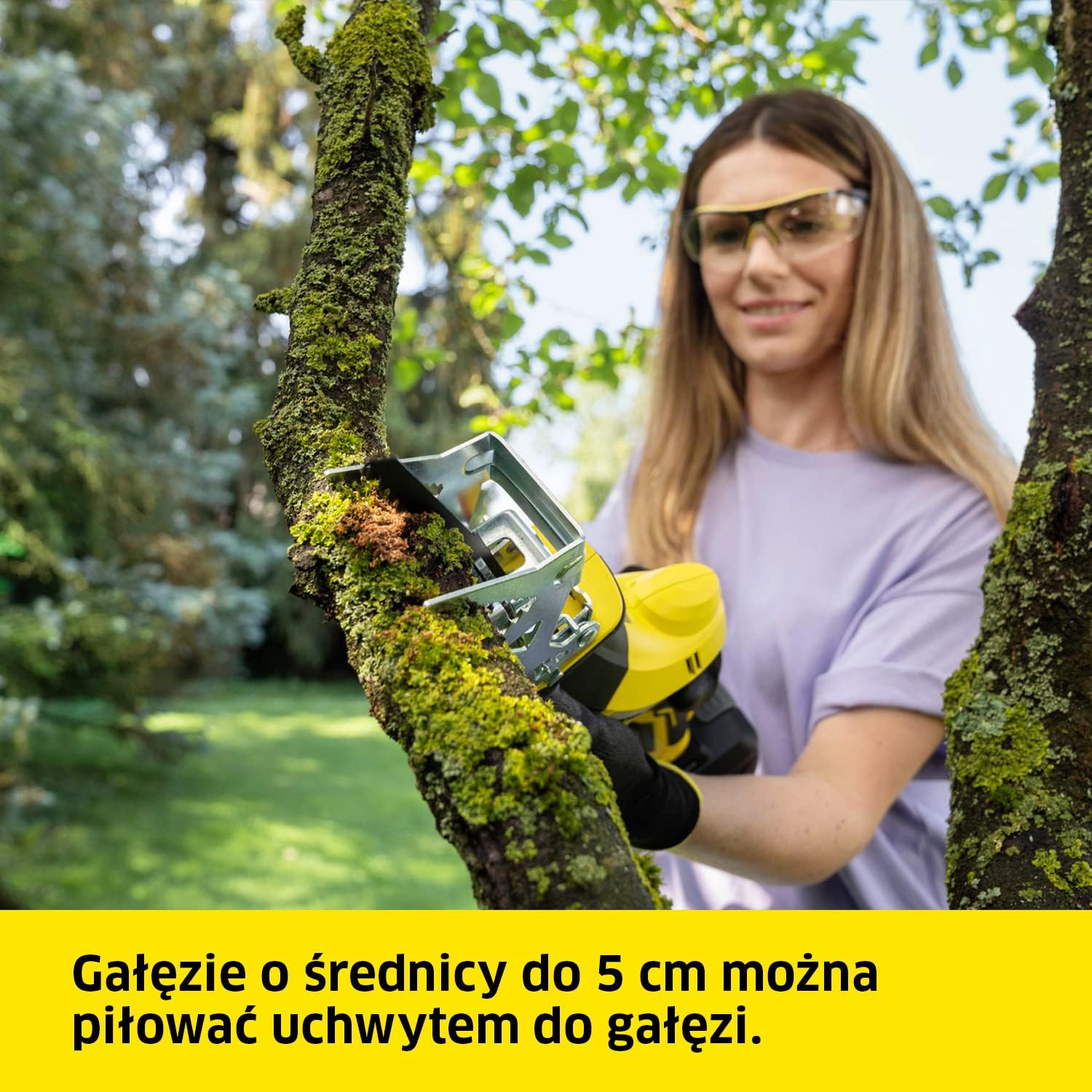 Detalle 2 de Kärcher PGS 4-18 – akumulatorowa pilarka do gałęzi 18 V, do 8 cm