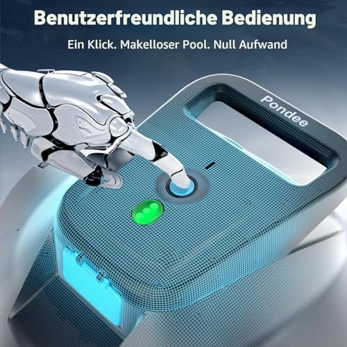 Thumbnail 7 de Pondee X1 Upgrade 2026 – Kabelloser Poolroboter mit 120 Min Laufzeit
