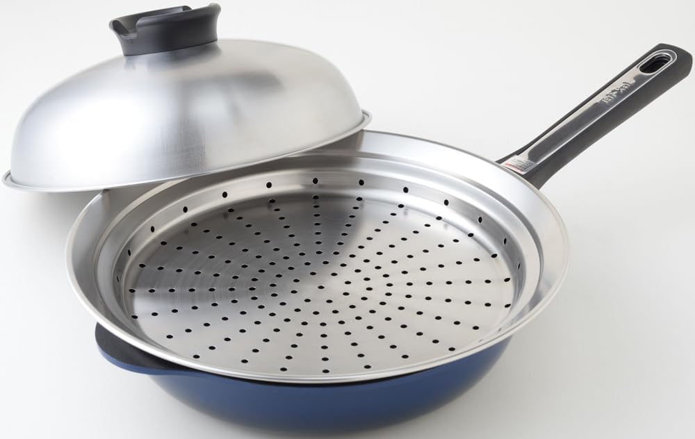 Detalle 2 de アーネスト A-77629 のせるだけの蒸し器 20~22cm対応・ステンレス製・食洗機対応