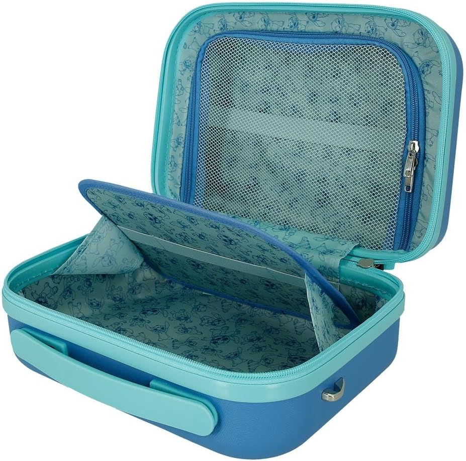 Thumbnail 5 de Joumma Bags Disney Travel Dressing Case “Traveling with Stitch” - Blu, 29x21x15 cm, ABS Rigido