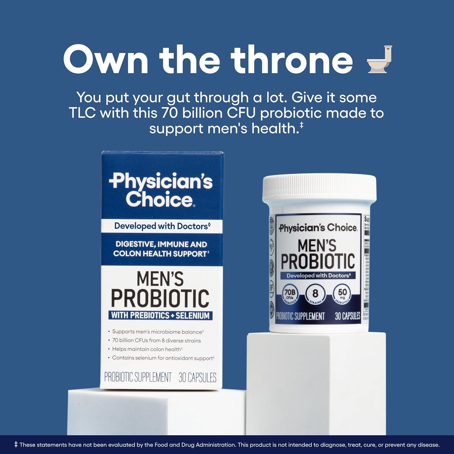 Detalle de Physician's Choice Probiotic 70 Billion CFU
