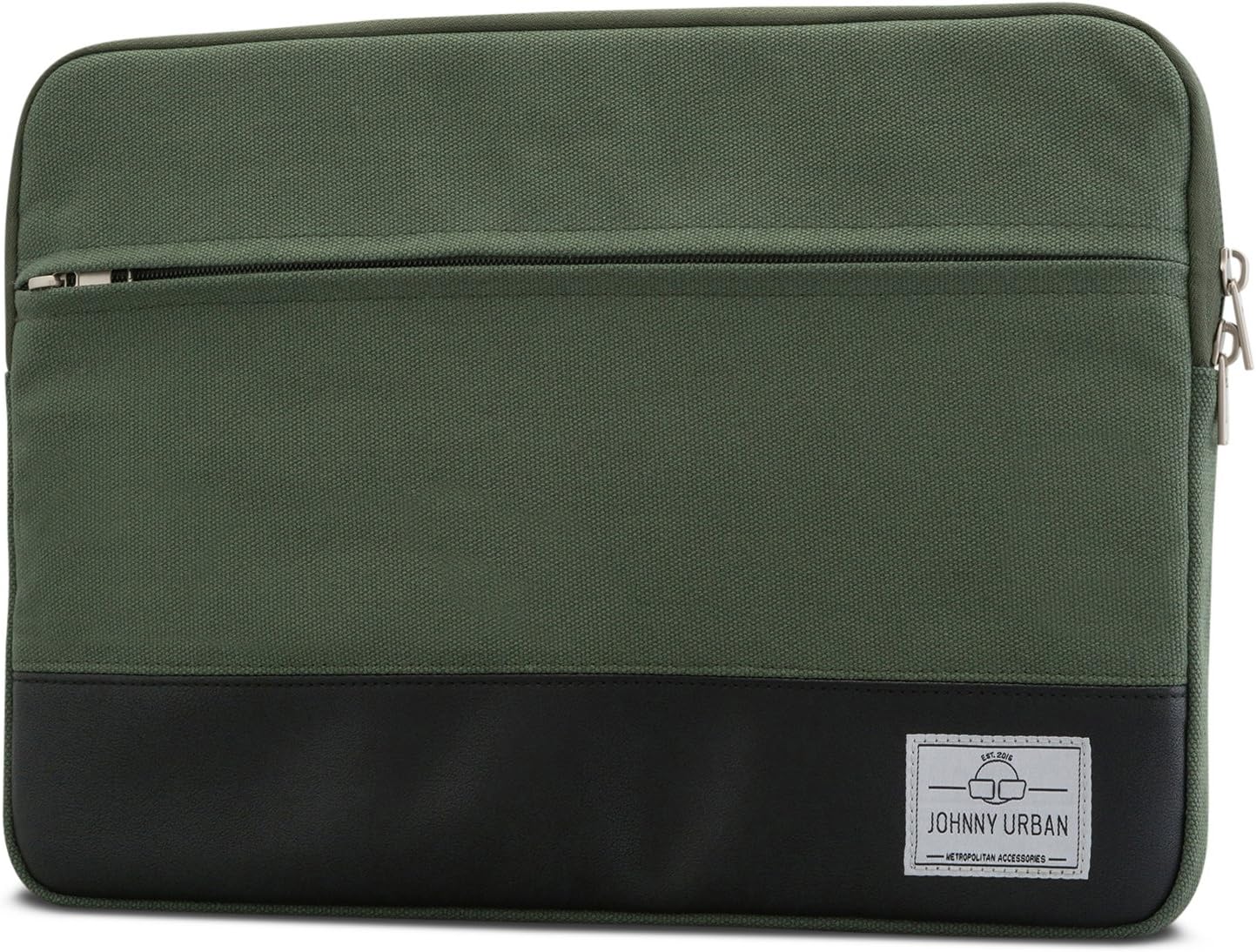 Detalle de Johnny Urban Custodia MacBook Pro 13 / MacBook Air (2018) in tela con tasca laterale verde