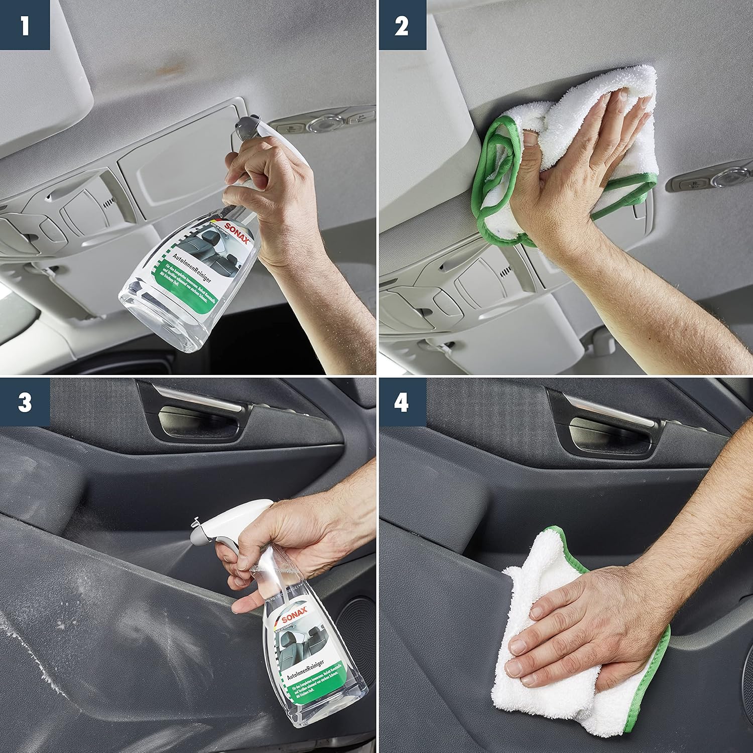 Thumbnail 4 de SONAX Nettoyant intérieur auto (500 ml) – nettoyage profond et parfum frais pour garnitures (Réf. 03212000)