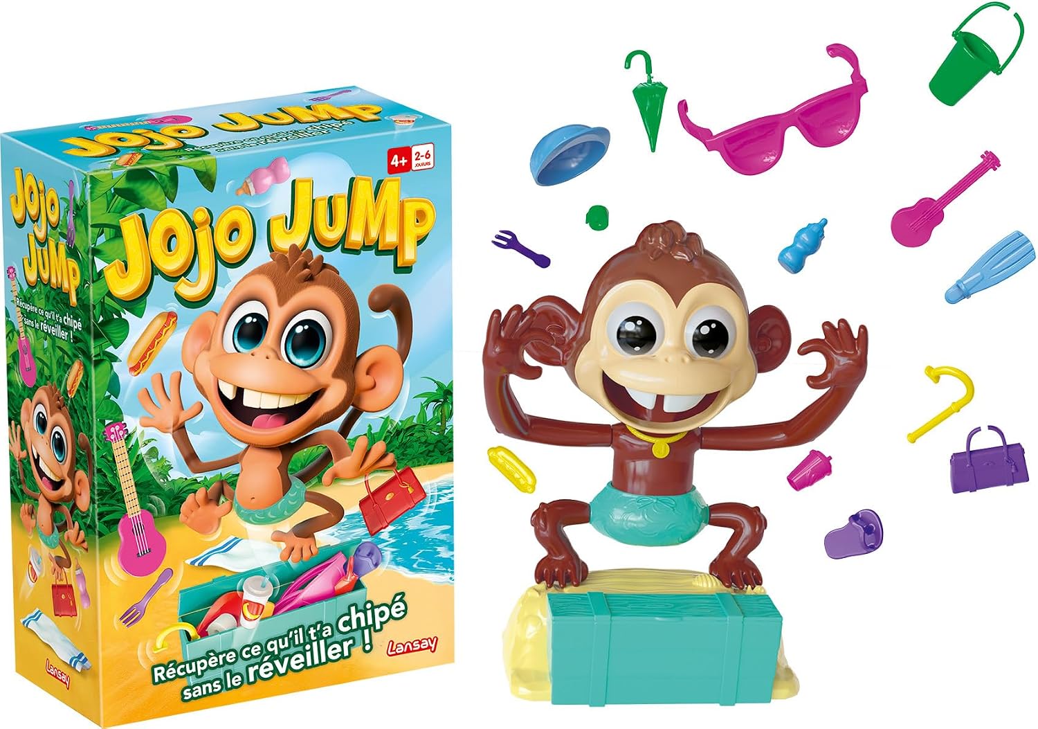 Detalle 2 de Lansay JoJo Jump jeu d'action 2–6 joueurs 🎲