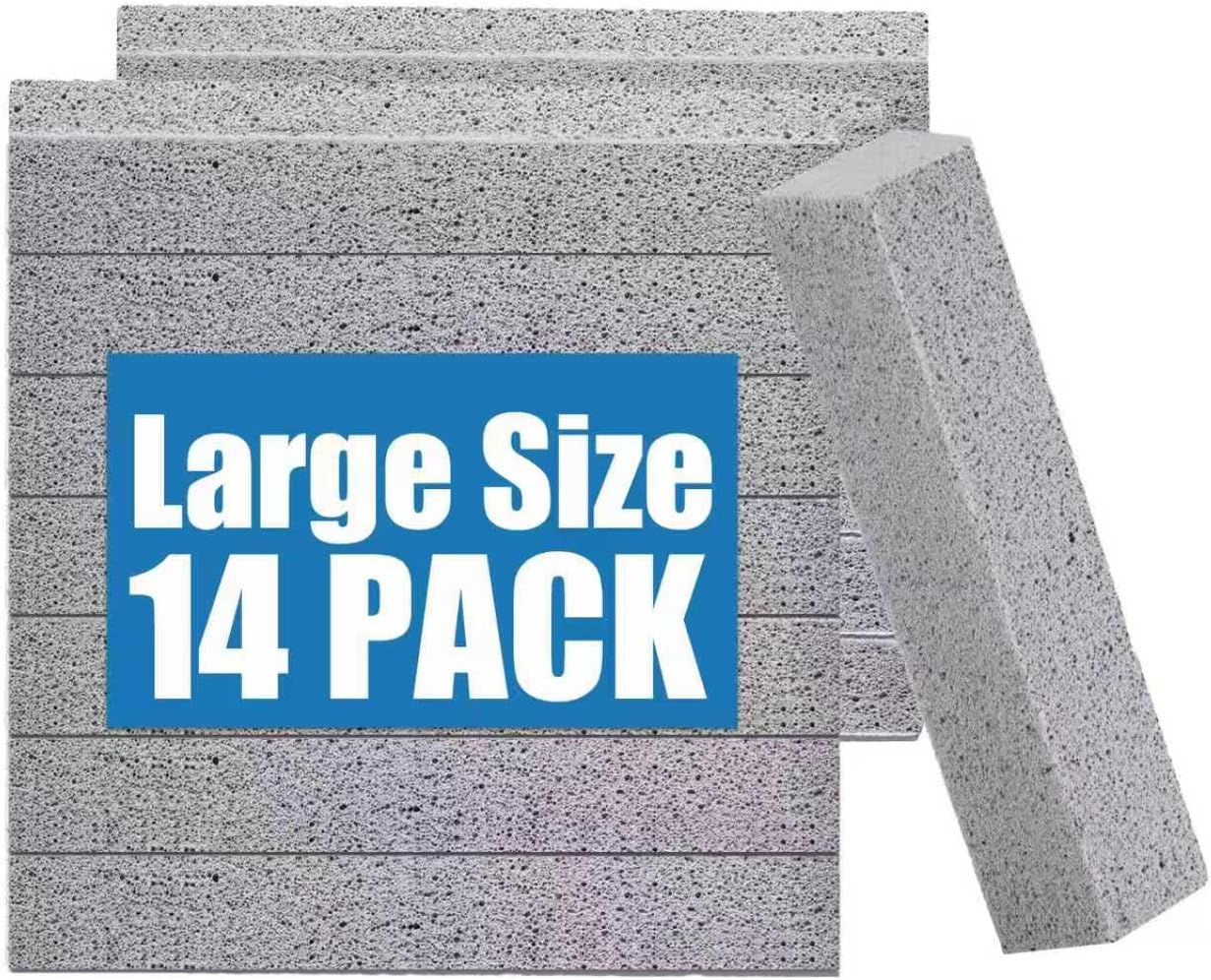 Detalle de Riuja FSS-0820-1 Pumice Stone Cleaner, 14-Pack for Toilet and Tile Cleaning