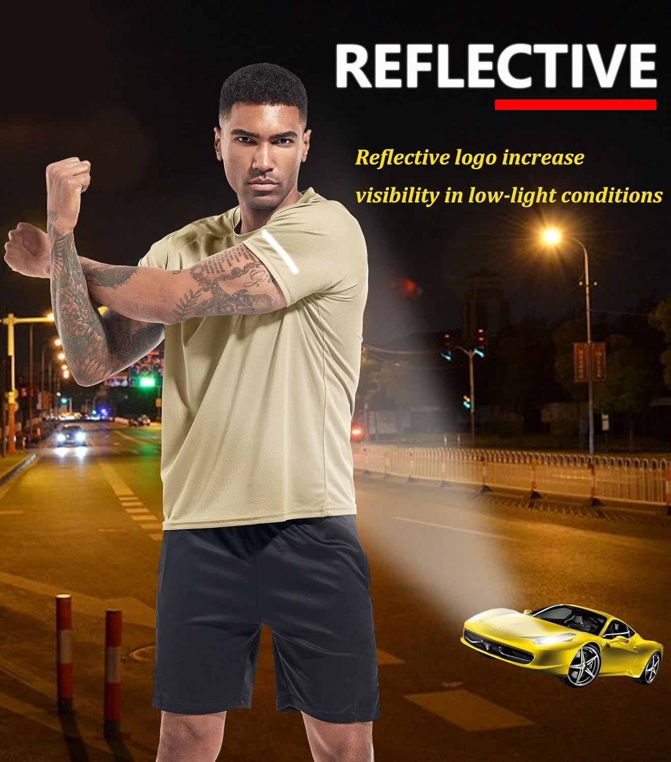 Thumbnail 3 de Boyzn Sport T-Shirts Herren – atmungsaktives Funktionsshirt aus Mesh mit 4-Wege-Stretch (1, 3, 5 oder 7er Pack)