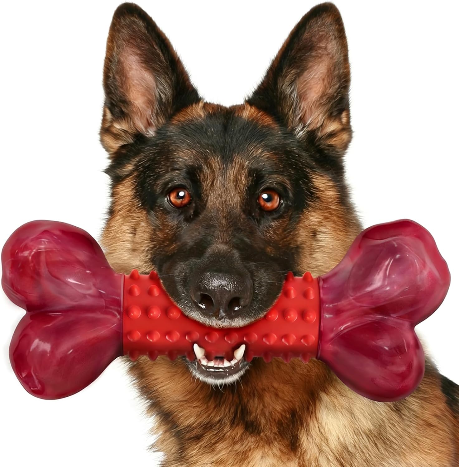 Detalle de Apasiri dog toys Beef-Flavored Large Nylon and Rubber Chew Bone