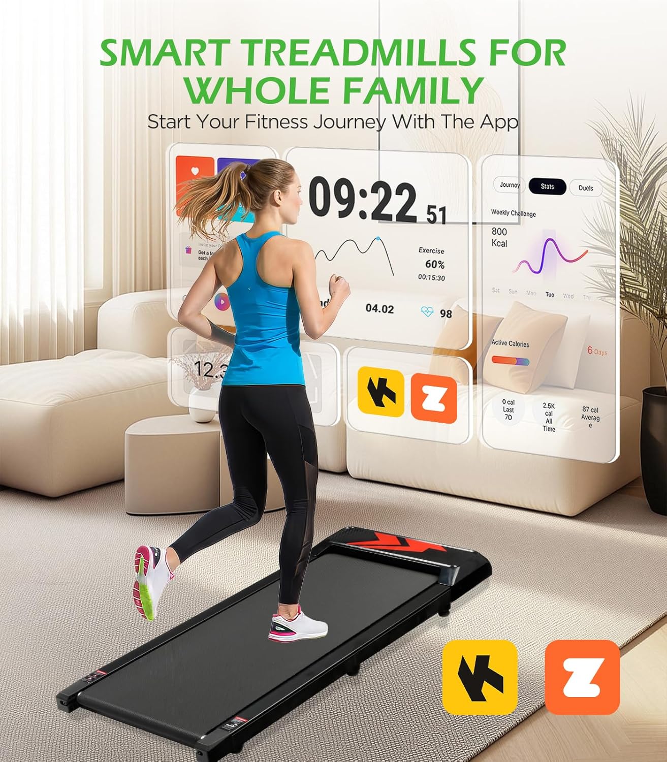 Thumbnail 3 de Cozary Tapis Roulant Salvaspazio 120 kg