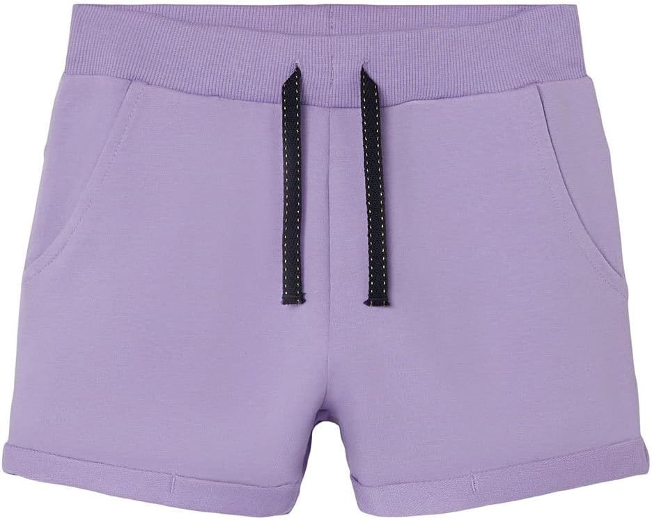 Detalle de NAME IT Mädchen Nkfvolta Swe Shorts Unb F Noos – verstellbarer Bund, mittlere Taille, normal geschnitten