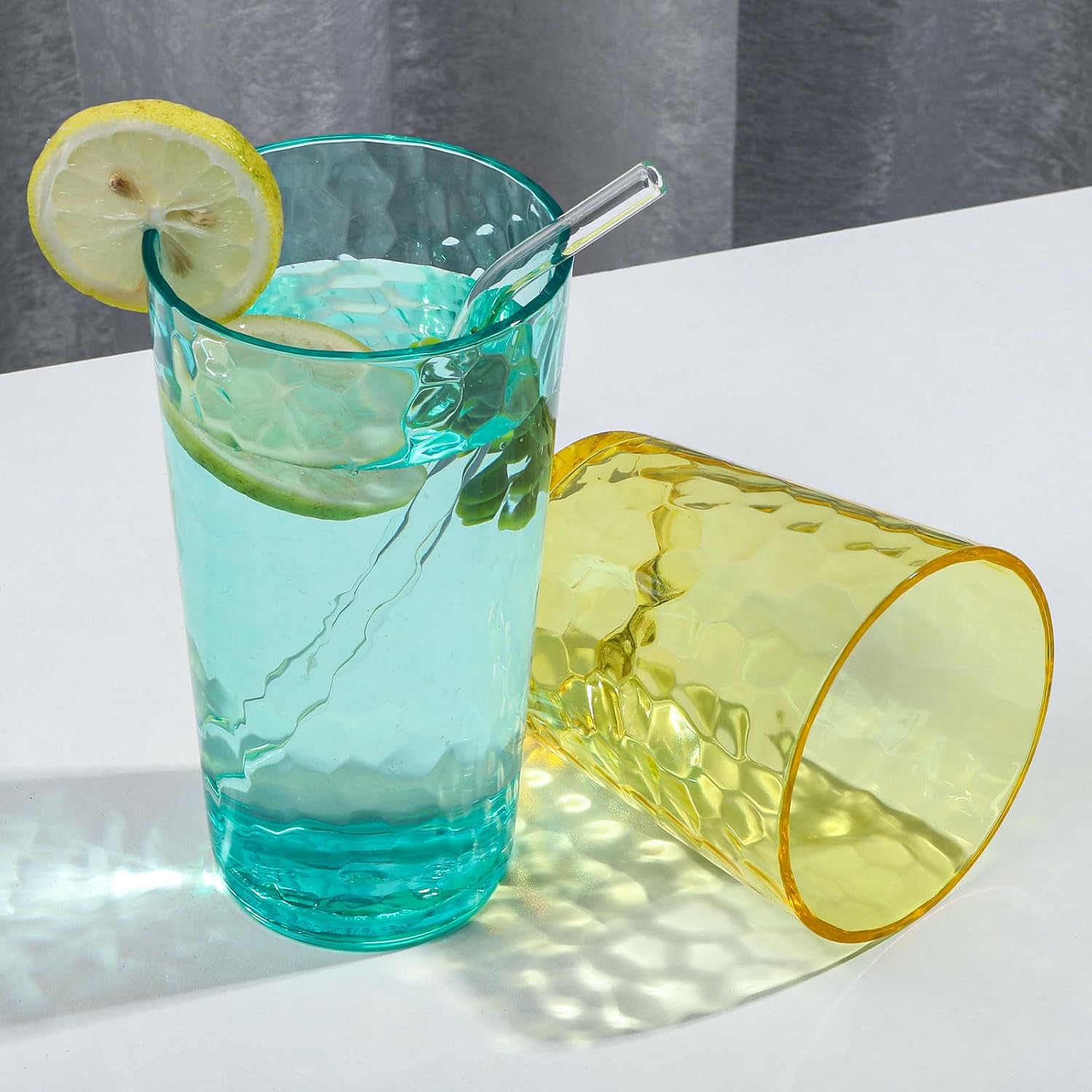Detalle de AKMQYM Plastic Tumblers 8-Pack