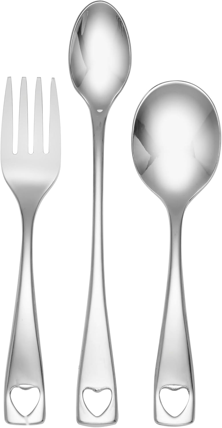 Detalle de Oneida Baby Flatware Set, 18/10 Stainless Steel