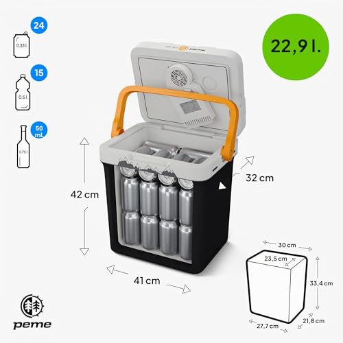 Detalle de peme Frigo Portatile Elettrico 12V/230V 22,9L: frigorifero da auto e camper