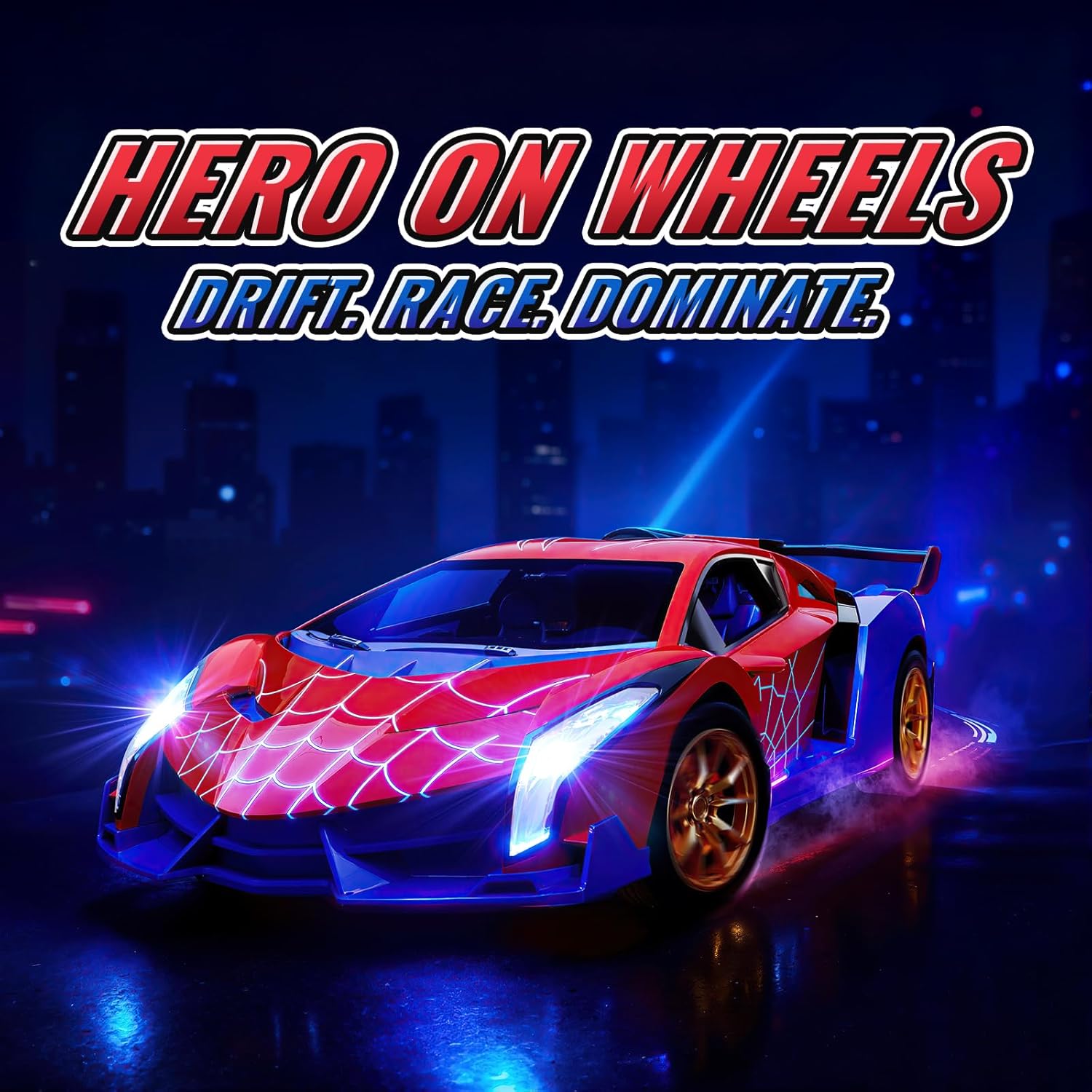 Thumbnail 1 de Mirthigig Remote Control Car 1:18 with Lights