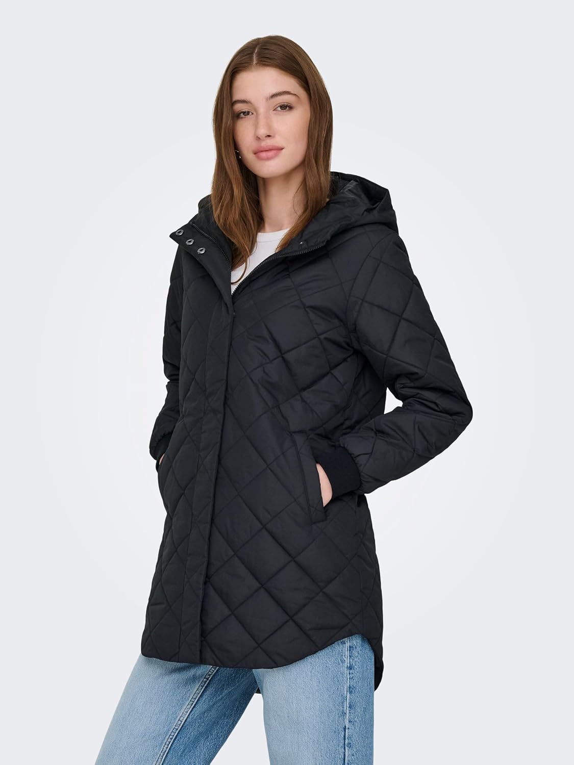 Thumbnail 3 de ONLY Quilted Hood Zip Coat Onljuliet Otw Noos-Cappotto Trapuntato con Cappuccio e Cerniera Donna