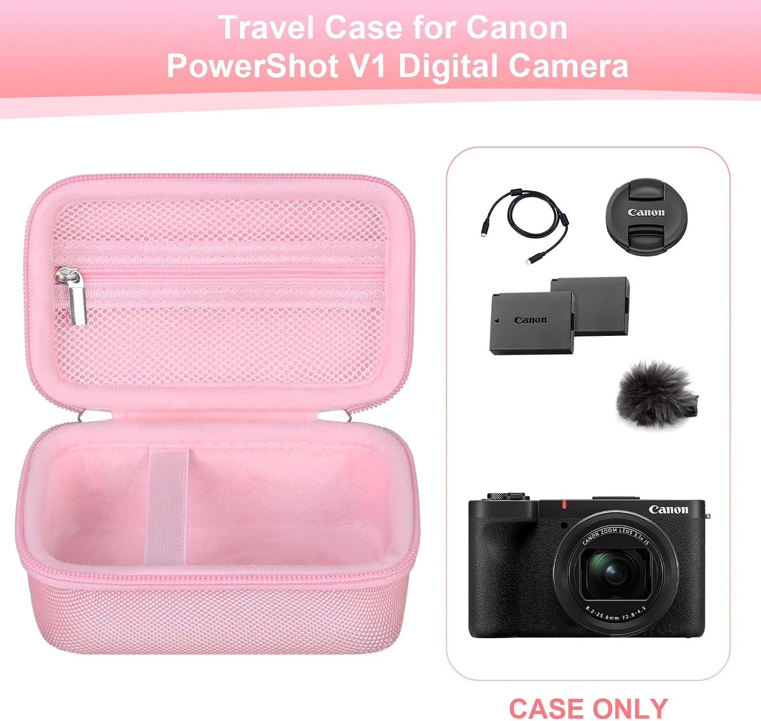 Detalle de RAIALL Camera Case for Canon PowerShot V1