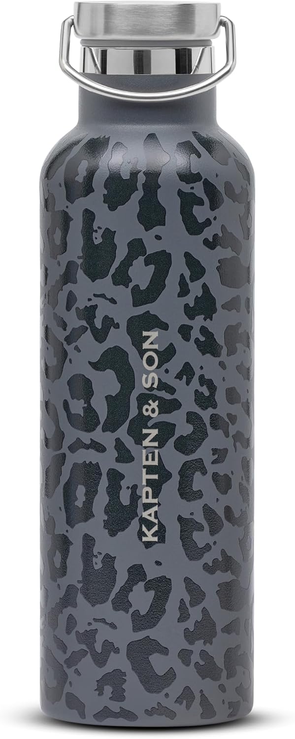 Thumbnail 3 de Kapten & Son gourde isotherme en acier inoxydable 0,75 l bleu glacé, couvercle anti-fuite