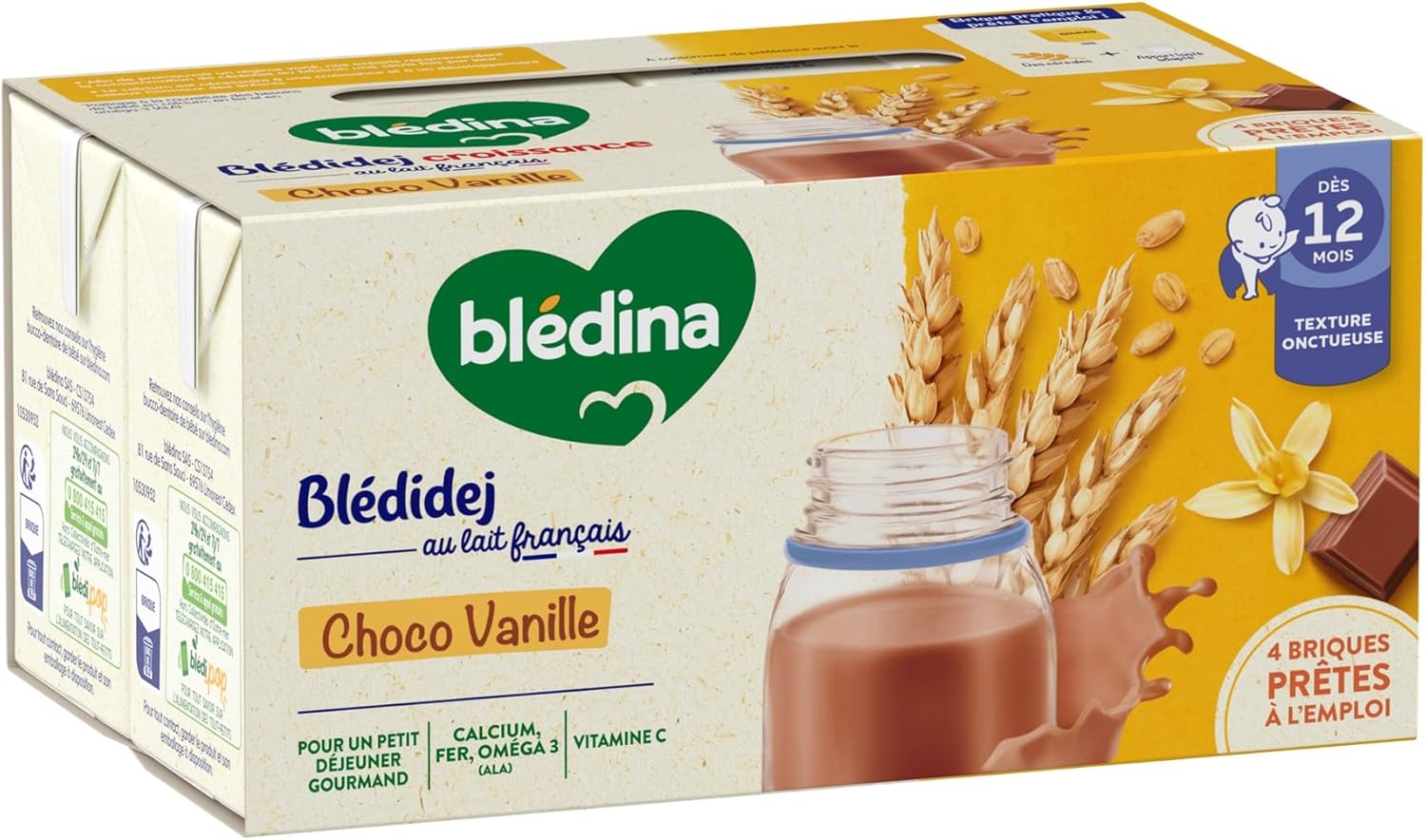 Thumbnail 2 de Blédina Blédidej céréales bébé 250 mL