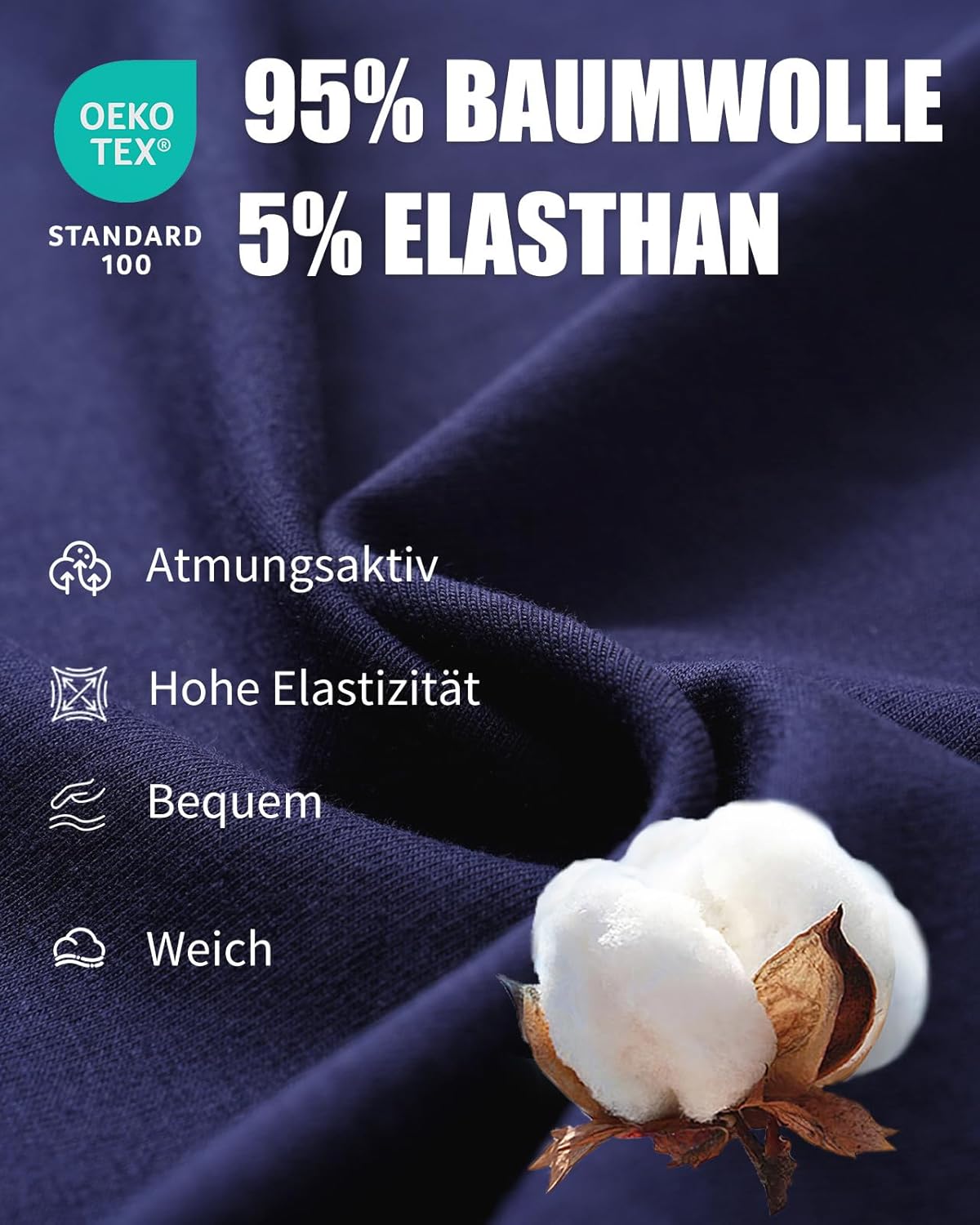 Detalle de HMIYA Henley Kurzarm T-Shirt für Herren – Sommer-Top mit Knopf-Detail aus Baumwolle