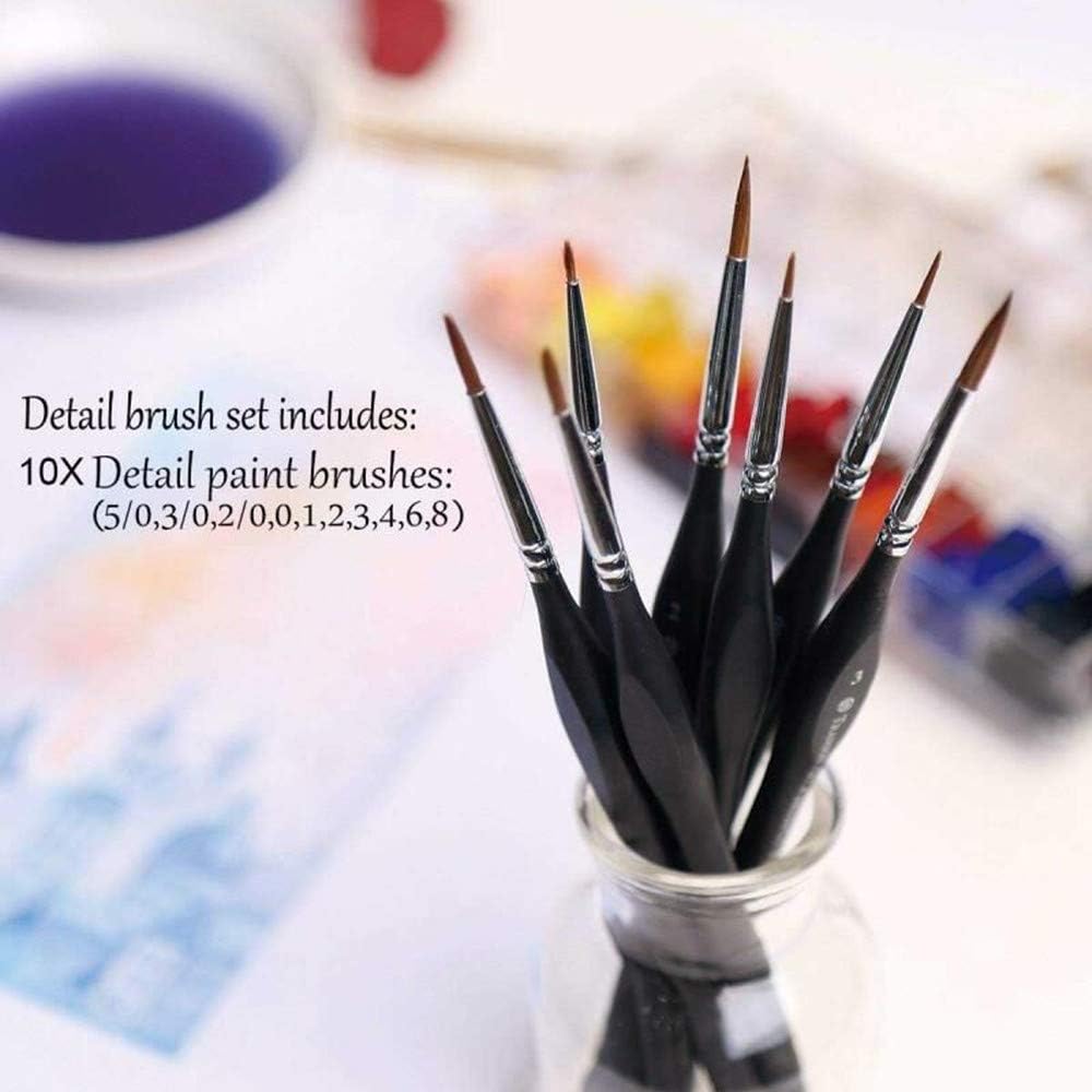 Detalle de Fine Detail Brushes 10-piece set