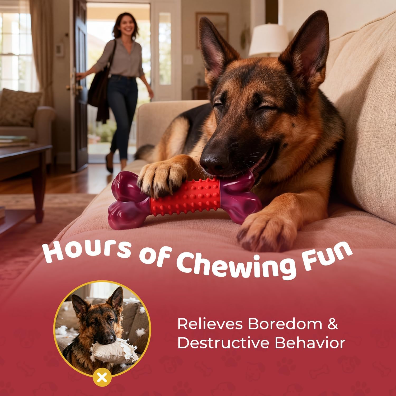Thumbnail 2 de ChienBox Indestructible Dog Chew Toy for Aggressive Chewers