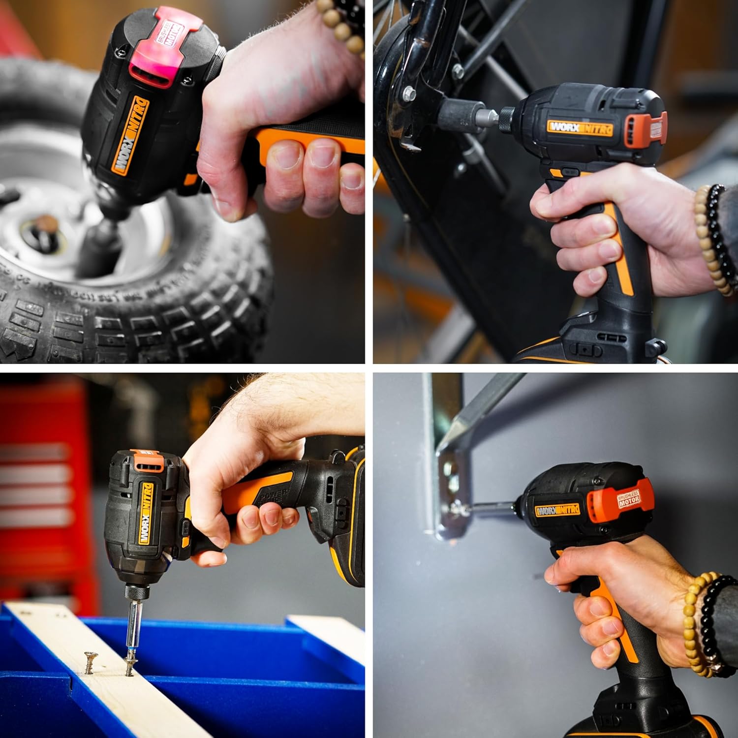Thumbnail 6 de WORX Visseuse à chocs sans fil 20V WX265.9 (brushless) – 200 Nm, 3 vitesses, LED, sans batterie ni chargeur