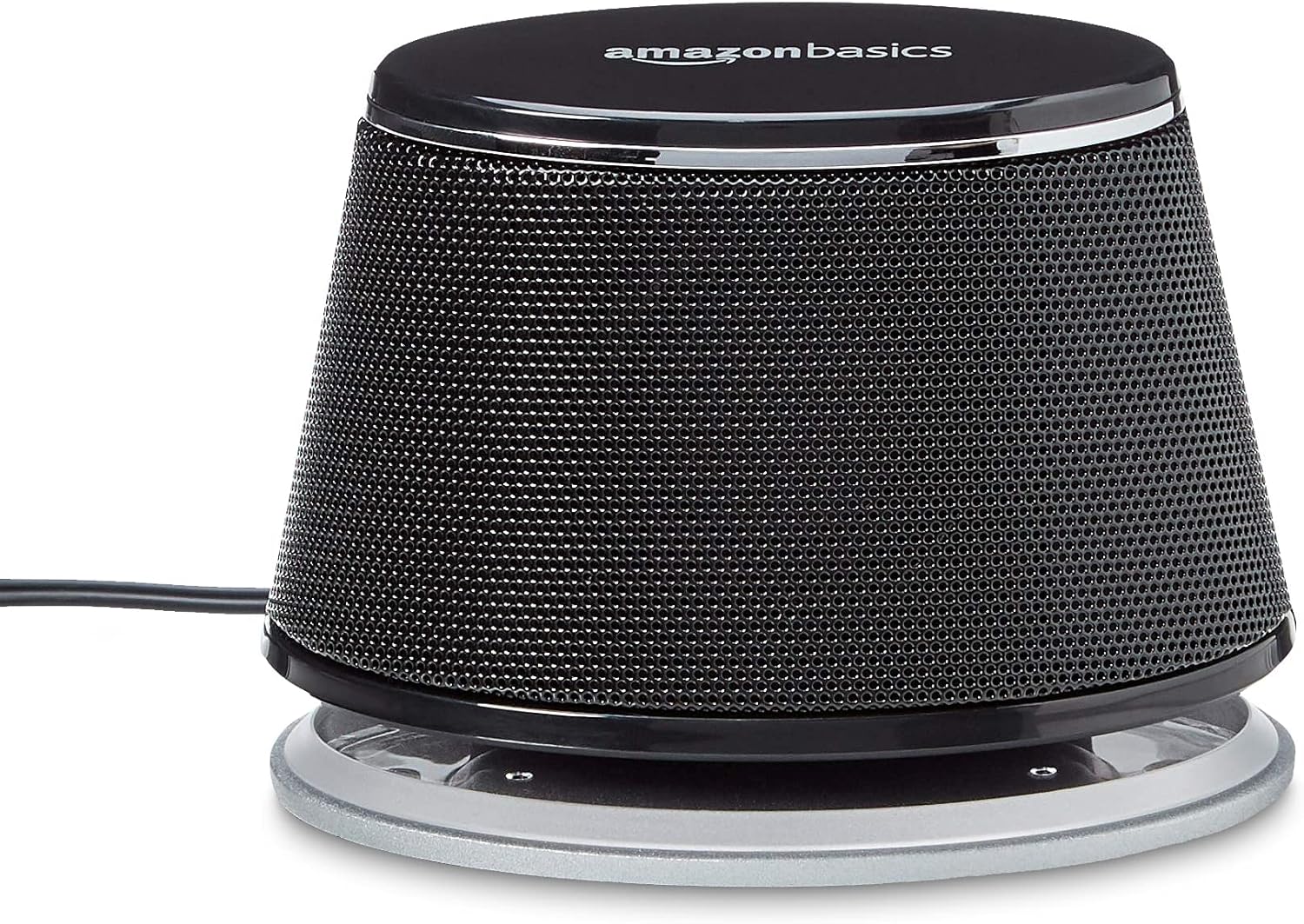 Detalle 2 de Amazon Basics Stereo 2.0 Speakers (USB-powered, 3.5mm AUX) for PC or Laptop, Black