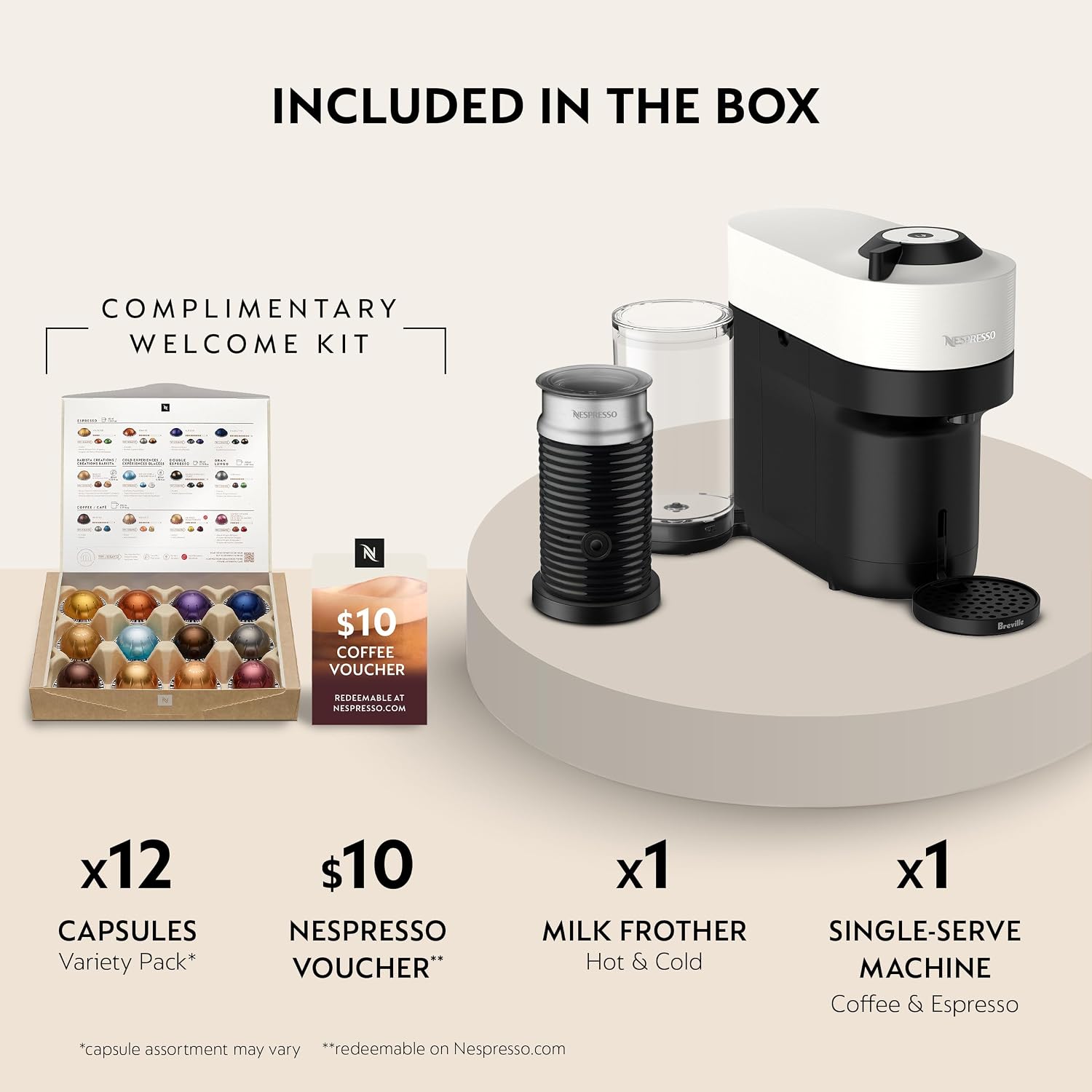 Detalle de Nespresso Coffee Machine Vertuo Pop+