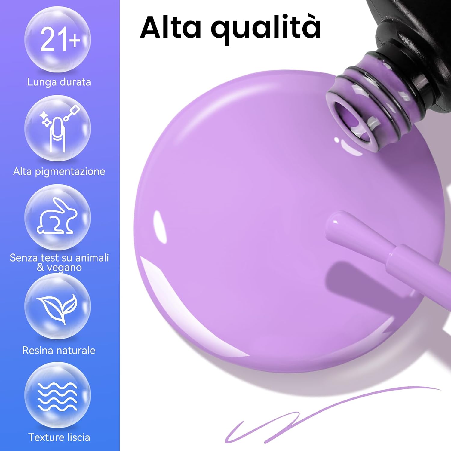 Detalle 2 de VANREESA Kit semipermanente unghie da 35 colori con lampada UV/LED 48W