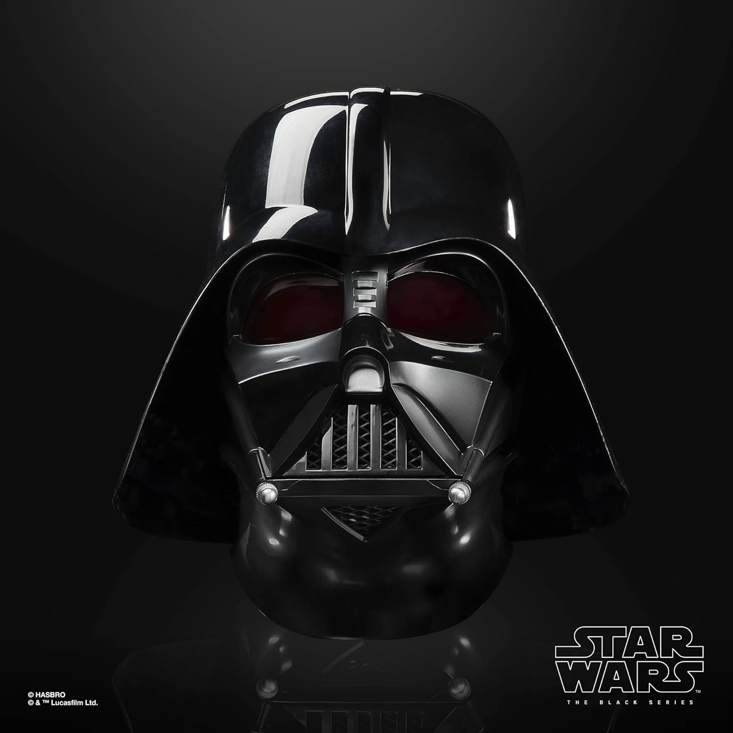 Detalle 1 de Hasbro Star Wars The Black Series Darth Vader Elektronischer Premium Helm (Obi-Wan Kenobi) – Display- & Role-Play
