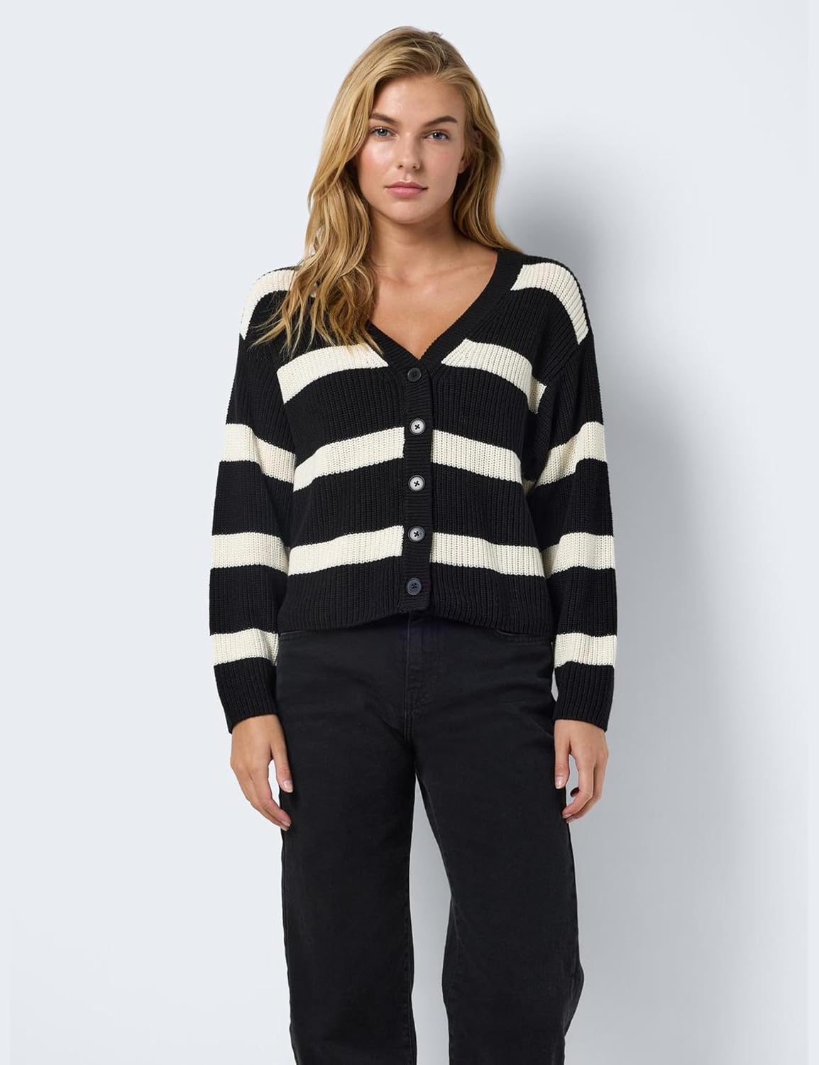 Detalle 2 de Noisy May Women's Nmmaysa L/S V-Neck Knit Cardigan Noos