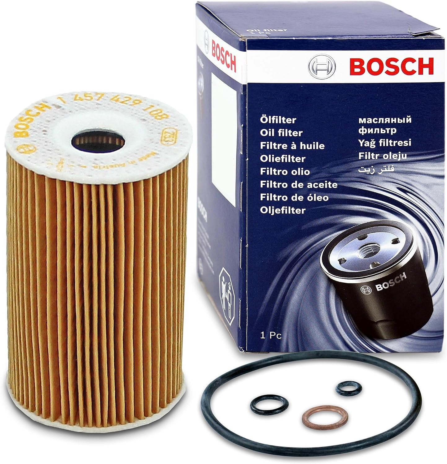 Imagen de Bosch P9108 Filtre à Huile: cartouche huile fiable pour séparation de suie et particules en OfertitasTOP
