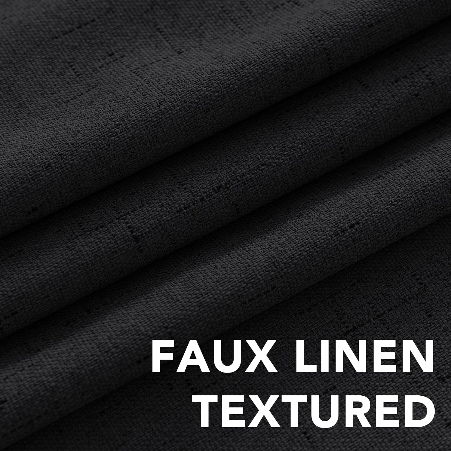 Thumbnail 3 de H.VERSAILTEX Linen Blackout Curtains 108