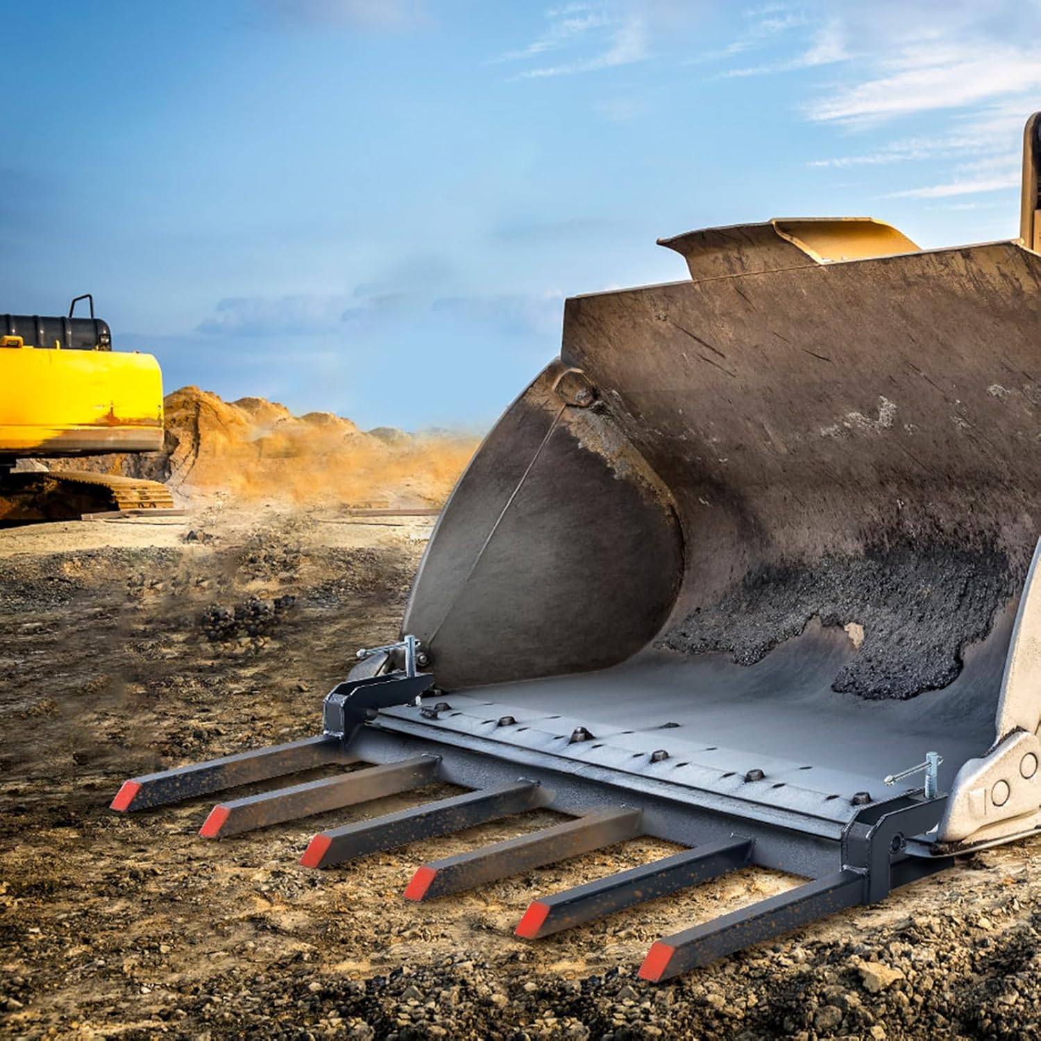 Thumbnail 6 de VEVOR Clamp-On Debris Forks for 60-Inch Buckets