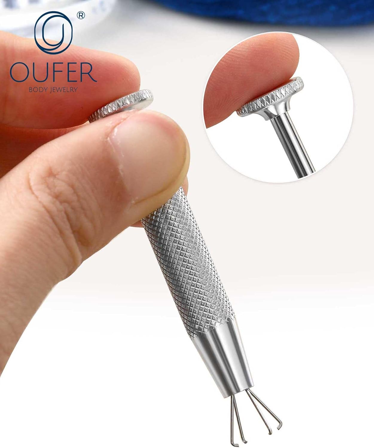 Thumbnail 5 de OUFER Pinces piercing acier 316L 16G/18G