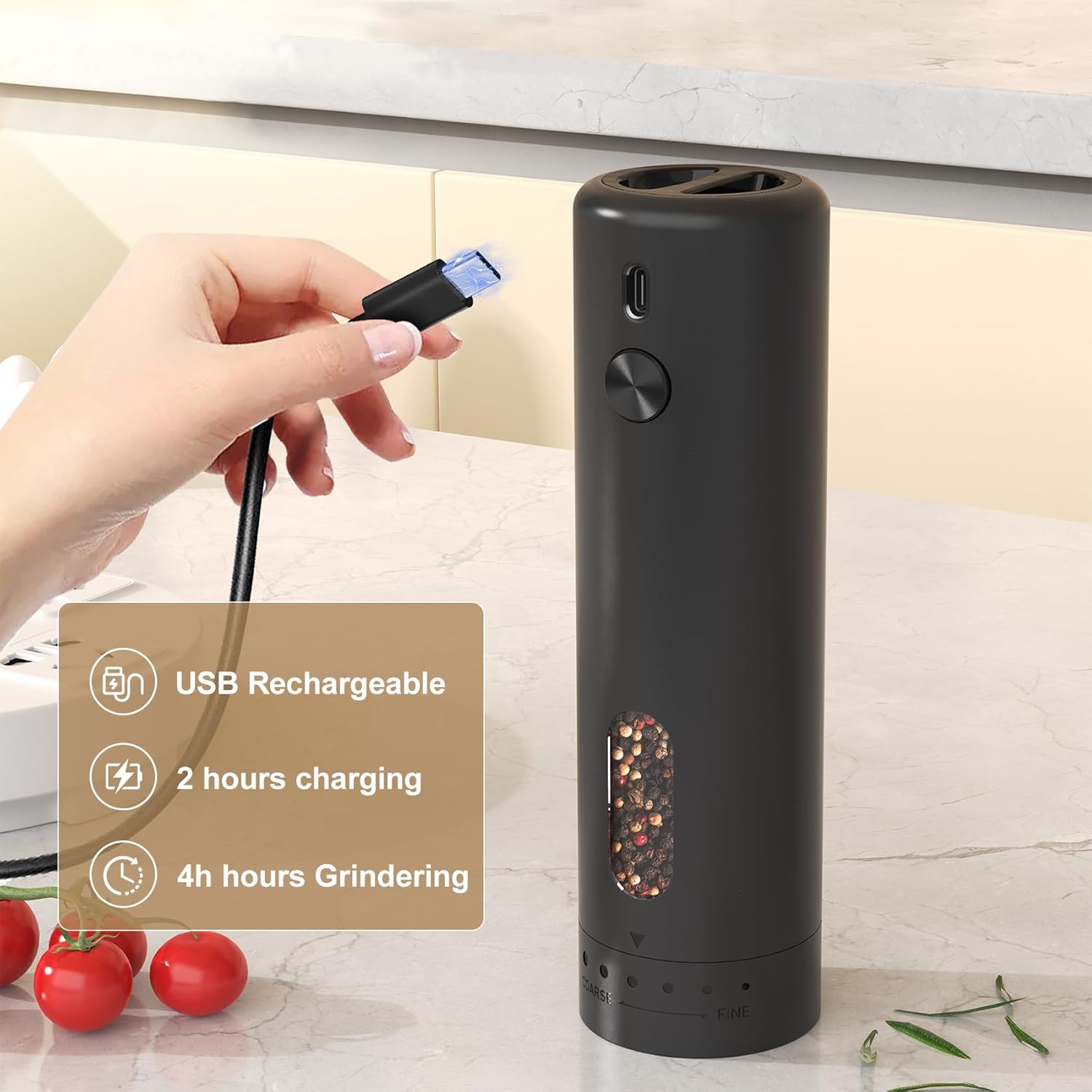 Thumbnail 4 de Molinillos sal y pimienta eléctricos 110 ml