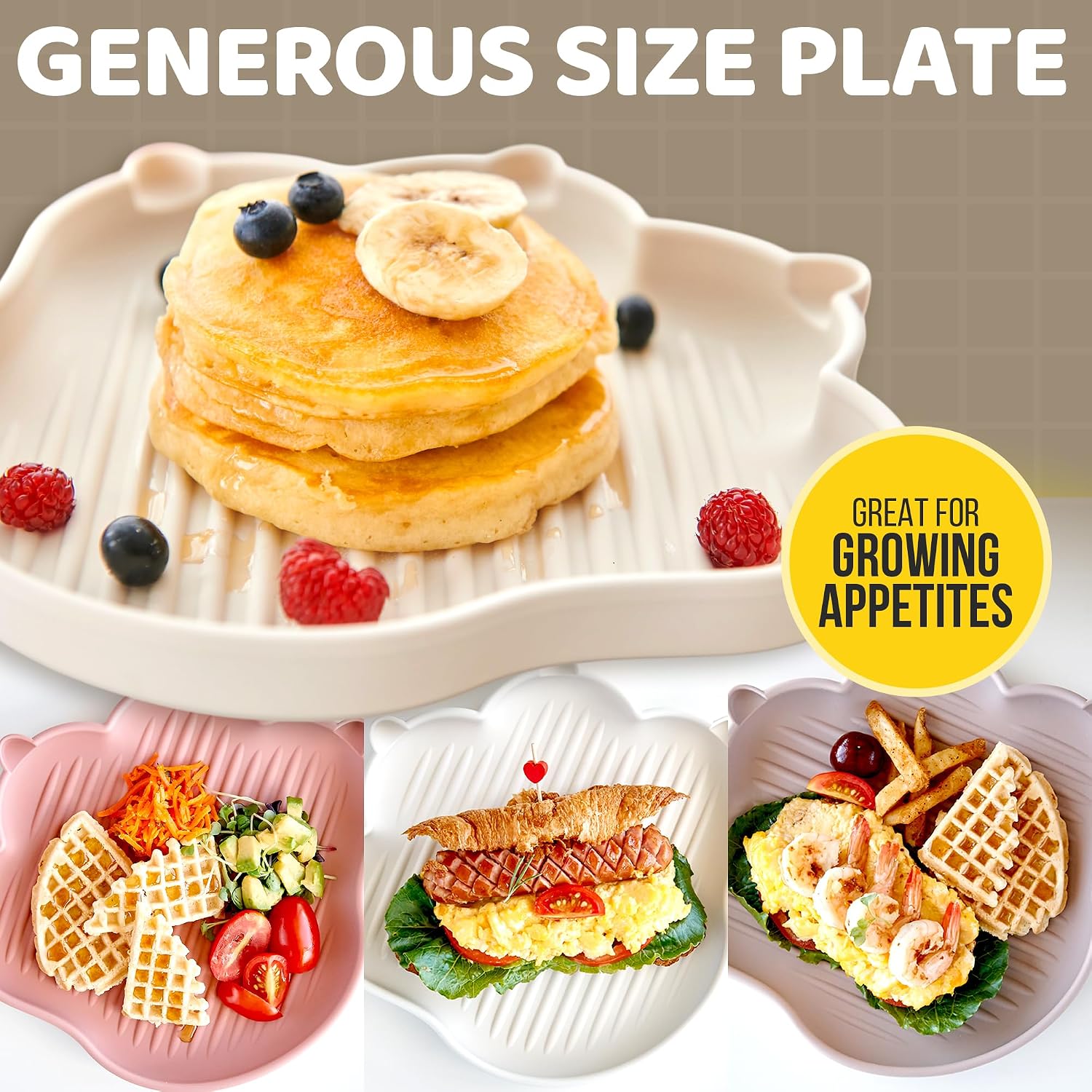 Detalle de Firgi Silicone Baby Plate