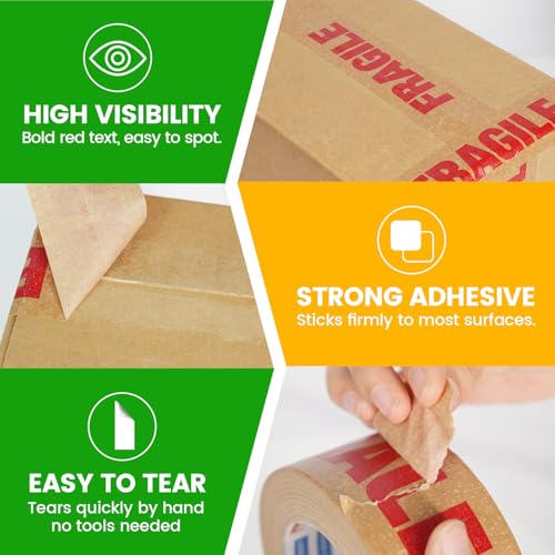 Detalle 2 de ADHES TAPE Cinta kraft imprimible 50 mm