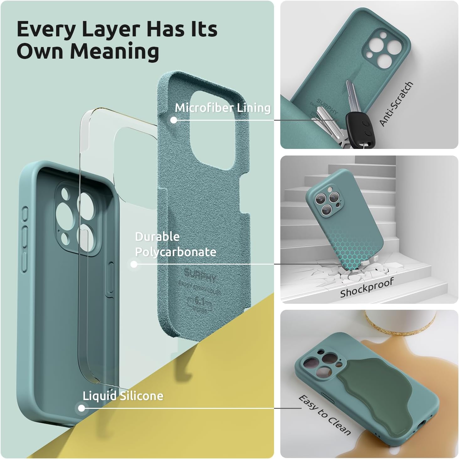Thumbnail 6 de SURPHY iPhone 15 Pro Case 6.1