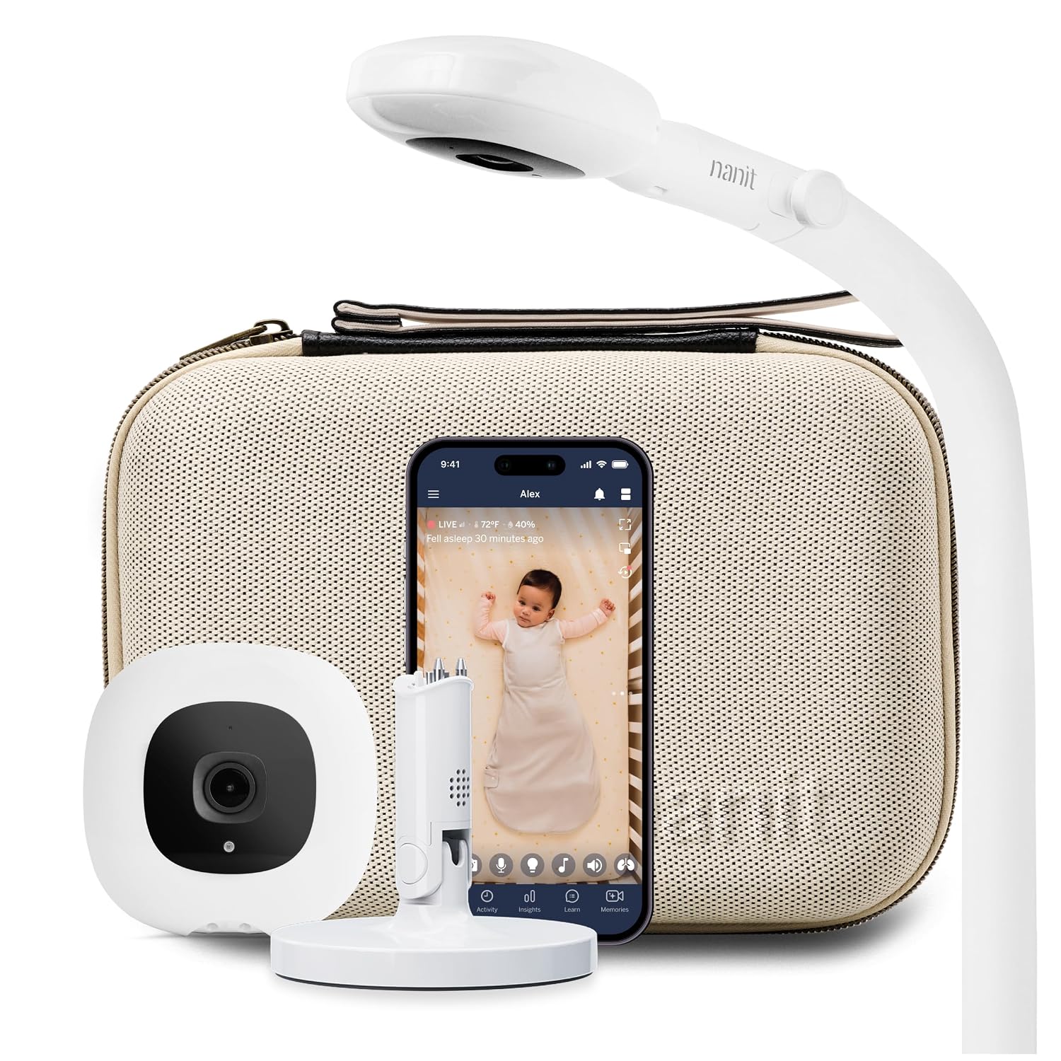 Detalle de Nanit baby monitor with 1080p camera