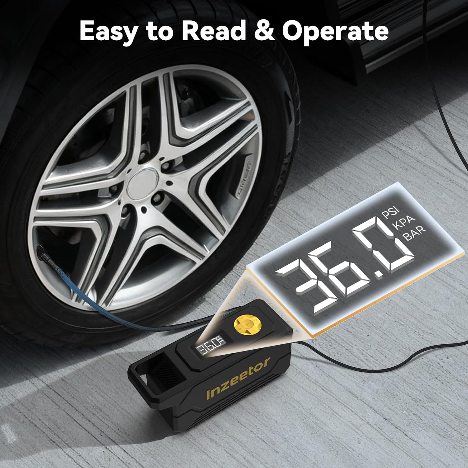 Thumbnail 4 de Inzeetor 150 PSI Tire Inflator