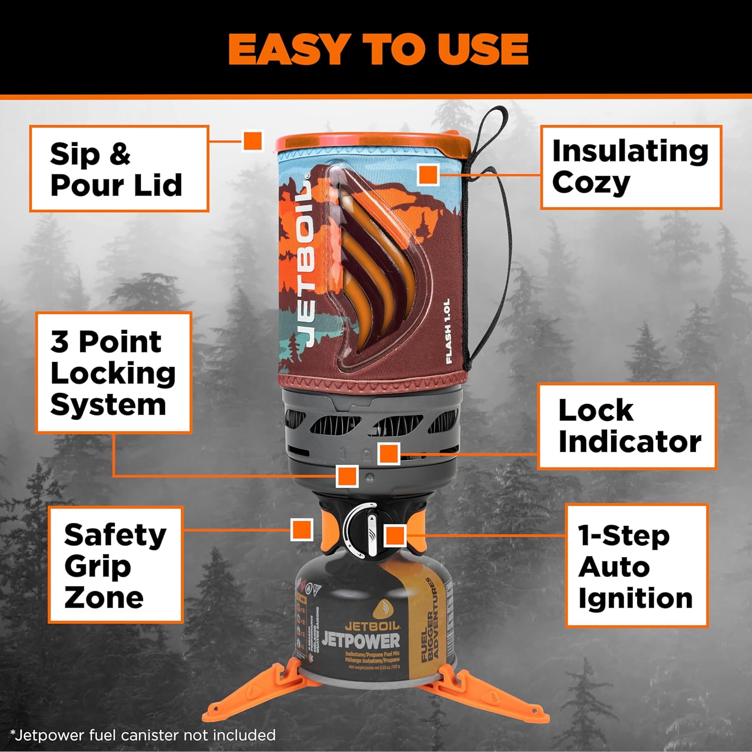Thumbnail 4 de Jetboil Flash 1.0L portable stove