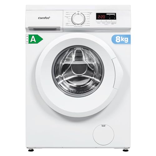 Detalle de COMFEE Lave-Linge 8 KG CFE12EW80/W-FR : performance silencieuse et efficacité énergétique pour petits espaces