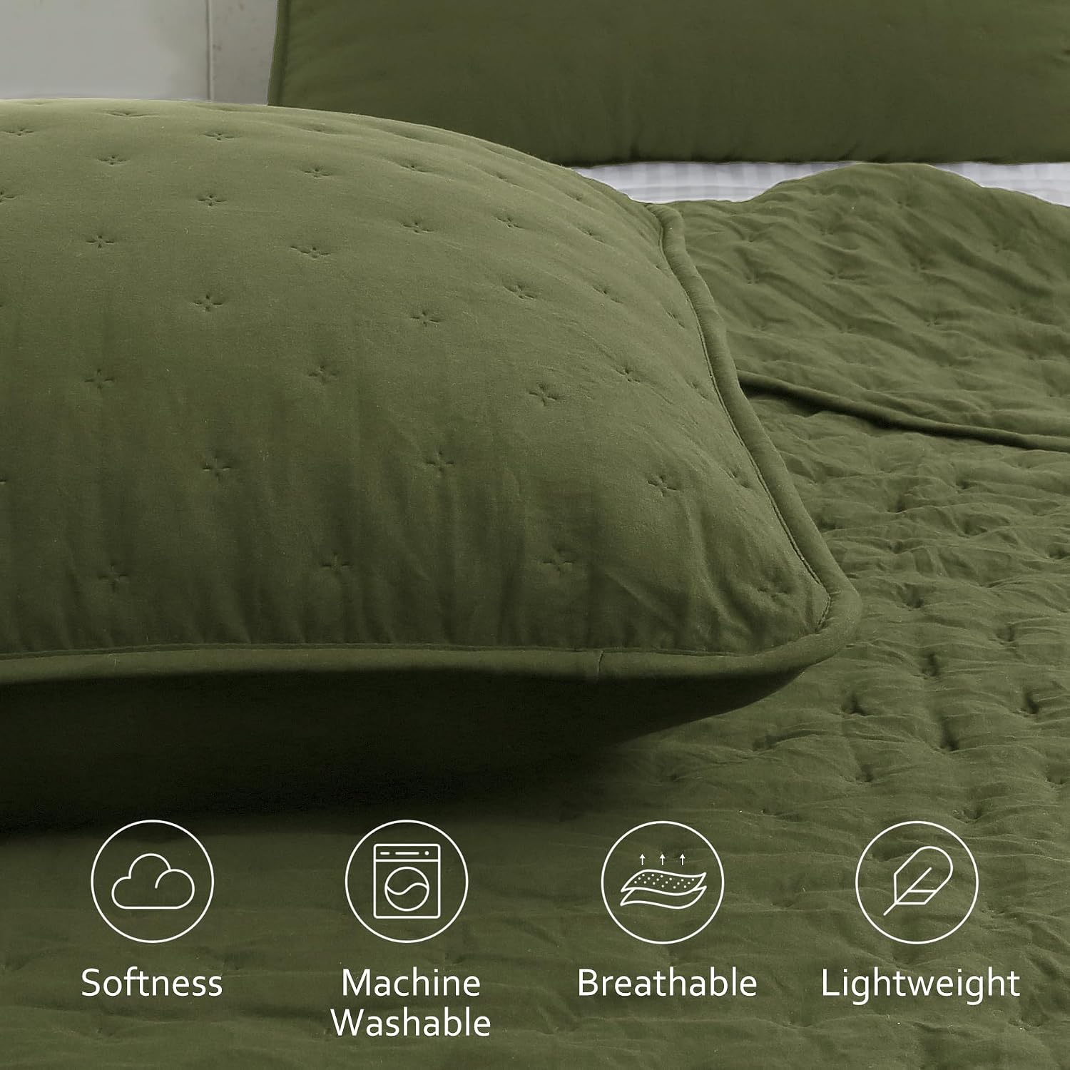 Detalle de ROARINGWILD Twin Quilt Set, 68 x 90 Inches